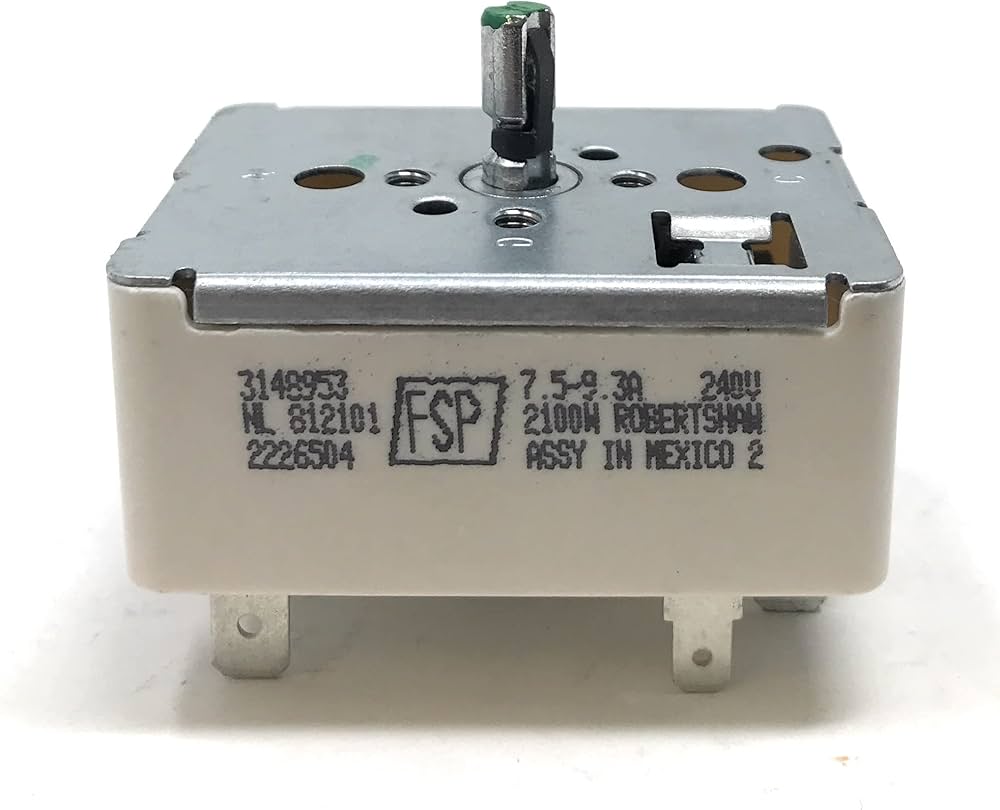 Amana Range Surface Element Control Switch 3148953 Amana Range Surface Element Control Switch 3148953